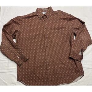 XMi Classic All Prnt Button Down Shirt Men’s Size XL Colorful Long Sleeve